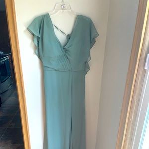“Ava” Kennedy Blue Bridesmaids Dress